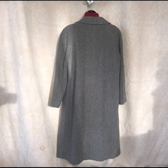 Beau Brem - Vintage Gray Lined Full Length Coat - Picture 2 of 7